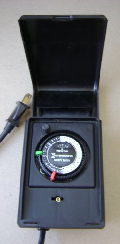 Intermatic HB32R Raintight Outdoor Timer - Program repeats every 24 hours - 10 AMP