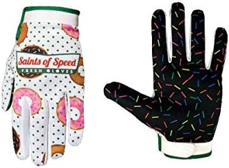 Saints of Speed Mountain Bike & Motorcycle Gloves (Medium, Glazers)
