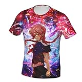 Anime Future Diary Shirt Novelty Short Sleeve Cosplay for Unisex Adult Short Sleeve Small Black