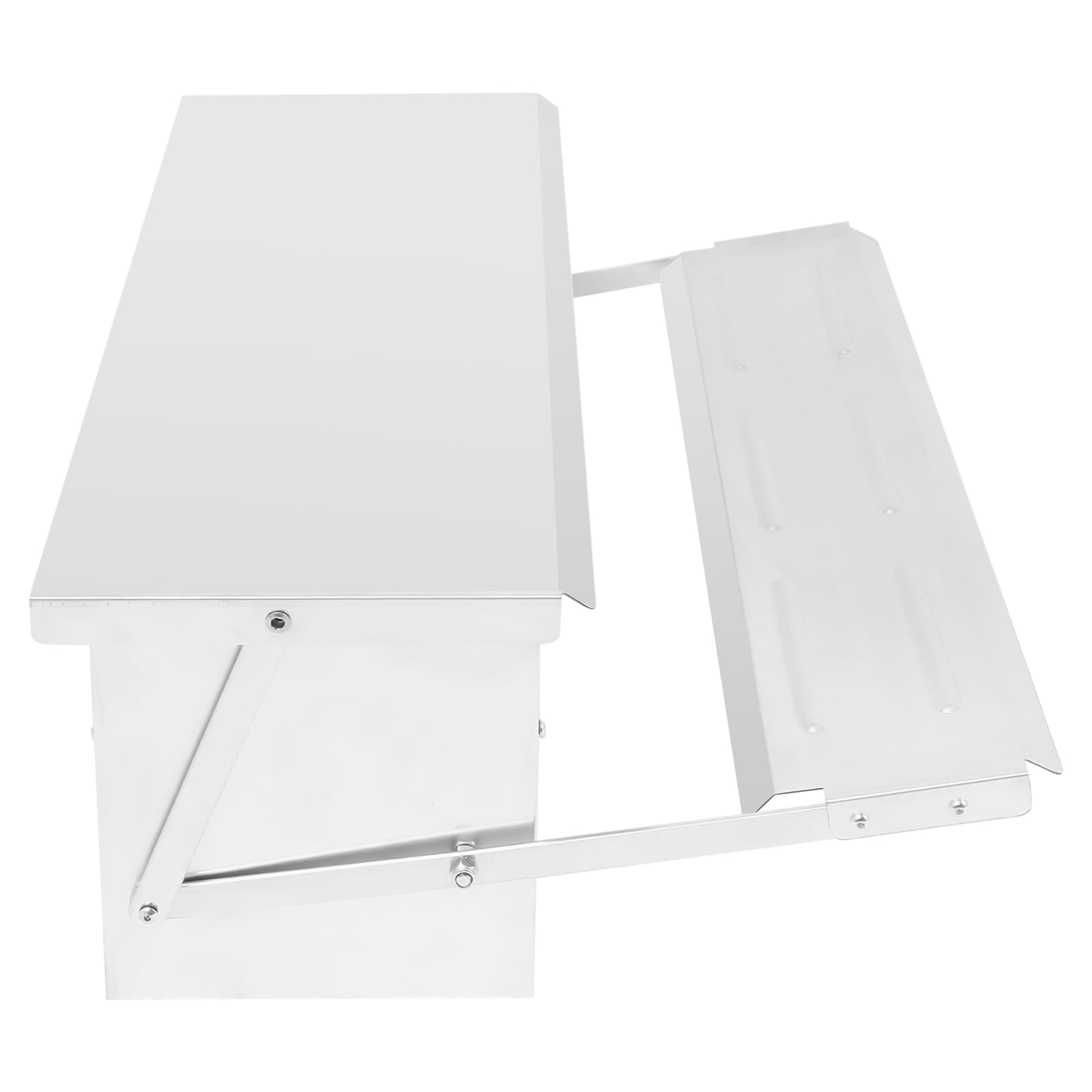 Comedero automático para pollos, aves de corral con tapa, comedero automático para pollos, pedal de pie con apertura automática, 8,2 L