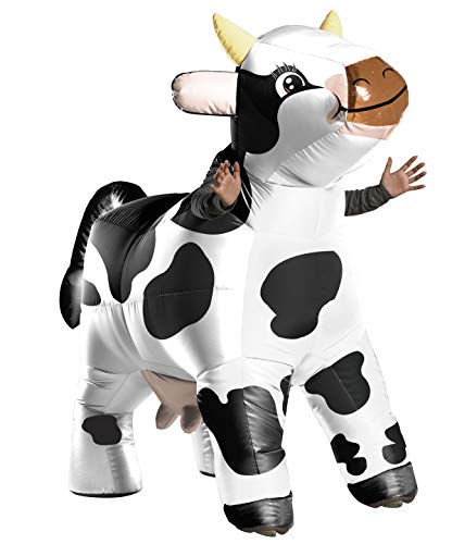 Rubie's Men's Moo Moo the Cow Inflatable Adult Sized Costumes, As Shown, Standard US
