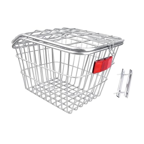 Panier arrière de vélo rigide en fer de haute qualité avec réflecteur - 5