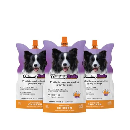 Tonisity YummyRade – Pet Meal Topper for Dry Dog Food | Healthier Gravy Meal Enhancer & Tasty Low Calorie | Grain Free, Chicken Flavored | Flavor-Boosting Gravy Topper Pets Love! | (250ml x 3)