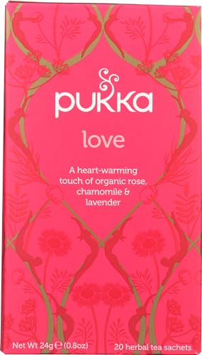 Pukka Tea Organic Love Sachet, 24g (Pack of 20)
