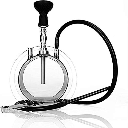 Mr. Hao Shisha Transparent Fancy Rundheits Shisha - 1 Rohr Narghilè Set – Bild 5