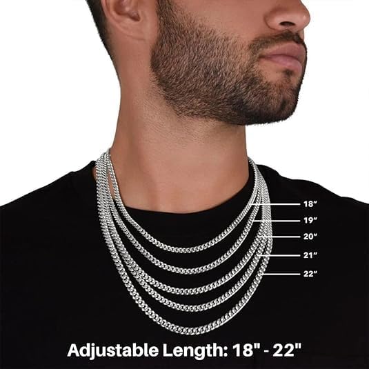 To My Son Necklace Cuban Chain, Sons Necklaces From Mom And Dad, Son Gifts From Father, Graduation Christmas Wedding Anniversary Birthday Necklace For Sons From Mother - Image 5