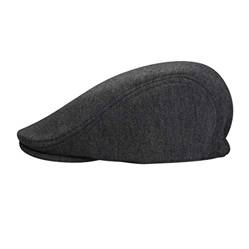Image of WETOO Men's Flat Cap Gatsby Newsboy Lvy Irish Hats Driving Cabbie Hunting Cap