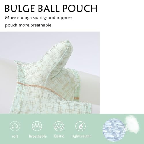 ZONBAILON Men's Breathable Boxer Briefs Underwear with Dual Pouch Short Leg Boxers Shorts3