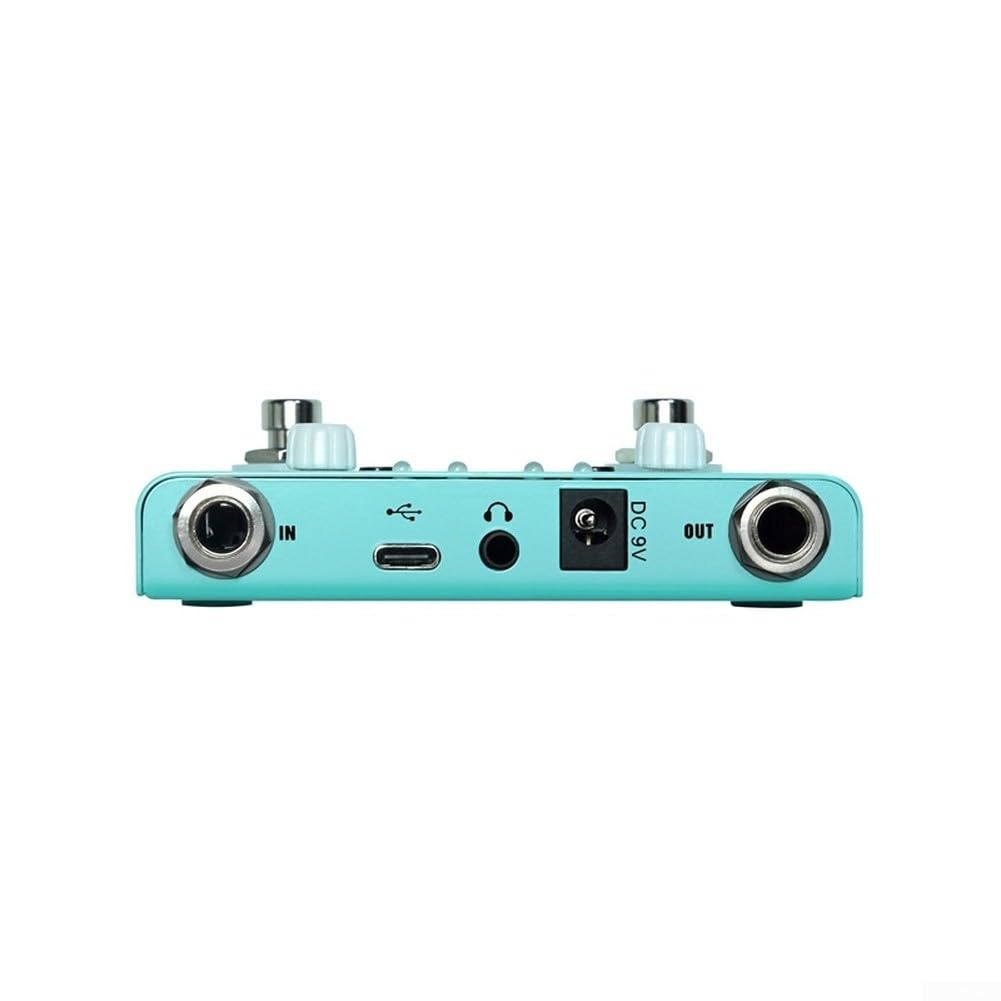 Pedale Looper per batteria, 30 stili ritmici integrati, processore di effetti per chitarra con registrazione in loop e temperatura del tocco, funzione di sincronizzazione automatica, per musicisti e