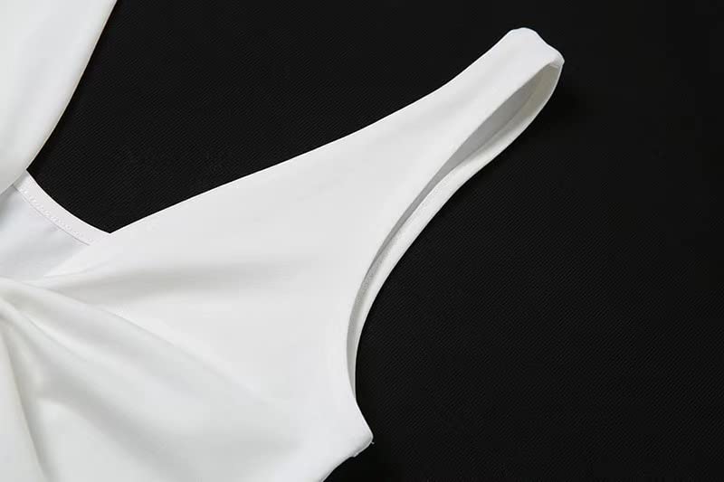 Robe moulante pour sublimer vos formes sans complexe blanche M - 6