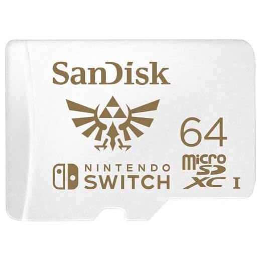 SanDisk microSDXC UHS-I card for Nintendo Switch 64GB - Nintendo licensed Product