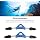 2PCS Correa de muelle para aletas de buceo, tiras de acero inoxidable para talón abierto, correas para aletas miniatura 7