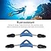 2PCS Diving Fin Strap, Diving Spring Fin Strap Stainless Steel Diving Fin Heel Strap with Quick Release Buckles for Scuba Diving (L)