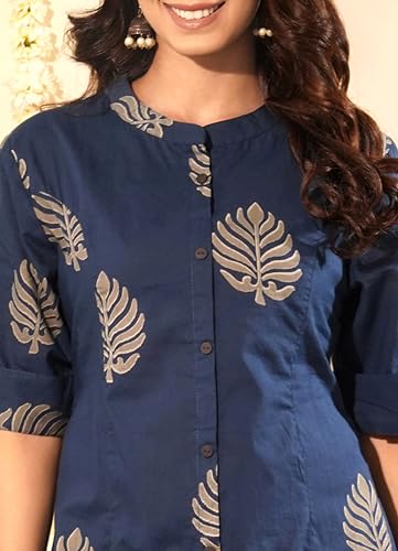 Image of rytras Women A-Line Kurta Set with Palazzo Pants