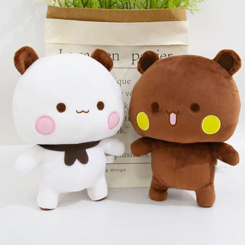 NAVESO 2 Stück Bubu Dudu Kuscheltier - Bär Panda Plüsch Figur, Pandabär Kissen, Cartoon Plüschtier Kawaii Kindergeschenk NAVESO 2 Stück Bubu Dudu Kuscheltier - Bär Panda Plüsch Figur, Pandabär Kissen, Cartoon Plüschtier Kawaii Kindergeschenk