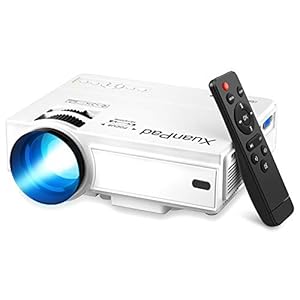 XuanPad Mini Projector Portable video-projector,55000 Hours Multimedia Home Theater movie Projector,Compatible with TV…