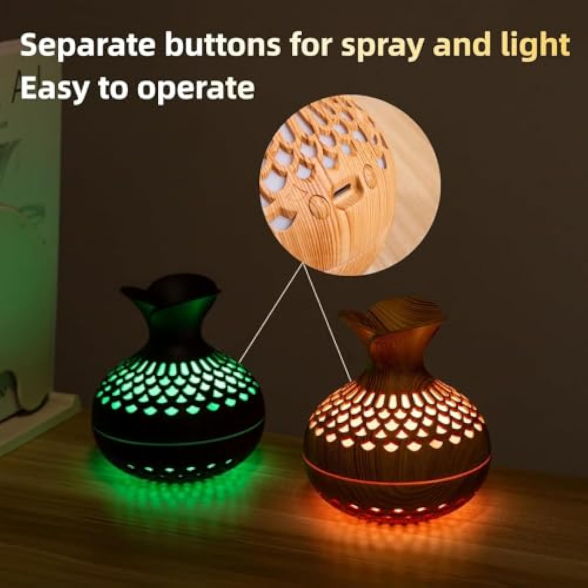 Colorful Mini Humidifier, Flower Shape Gift