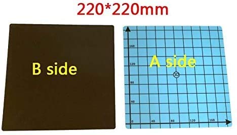 3D Printer Magnetic Build Surface 220mm for Anet A8 WanHao i3 Detachable Square Black 220x220 Eewolf