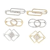 STOBOK 18stücke Anti-Peeping Sicherheitsnadel Brosche Verstellbarer Pin Buckle Für Kleideranpassung Und Dekoration Mini-anstecknadel Und Silber Für Hochzeiten Und Partys