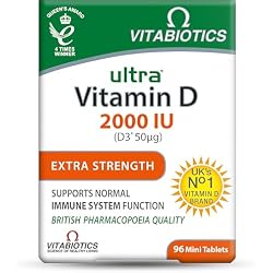 1 of Vitamin D Tablets 2000IU, Vitabiotics Ultra-96 Count 1-Pack