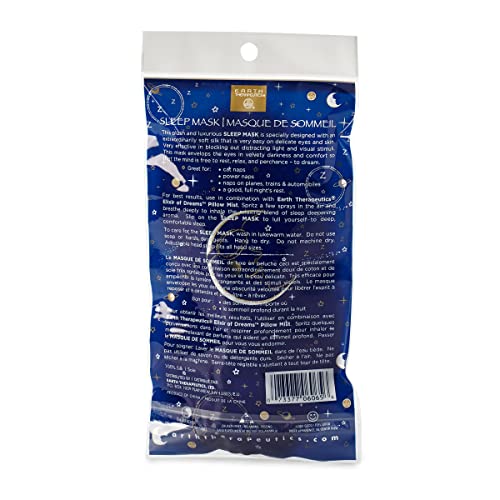 Earth Therapeutics Dream Zone Sleep Mask – Comfortable & Versatile – Soft & Plush Cushioning For Peaceful Slumber – Elastic Strap Adjusting #TOP1