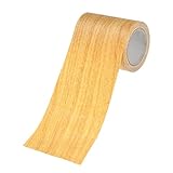 M METERXITY 1-Rollo Cinta De Reparación Texturizada Con Diseño De Madera, 2.24in X 15ft Cinta Adhesiva Autoadhesiva Realista Para Muebles/Pisos/Hogar [Golden Camel Pine]