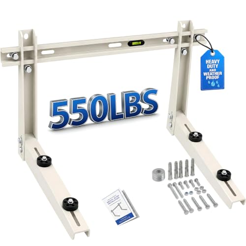 Heavy Duty Mini Split Wall Mounting Bracket, 550 lb, Fits
