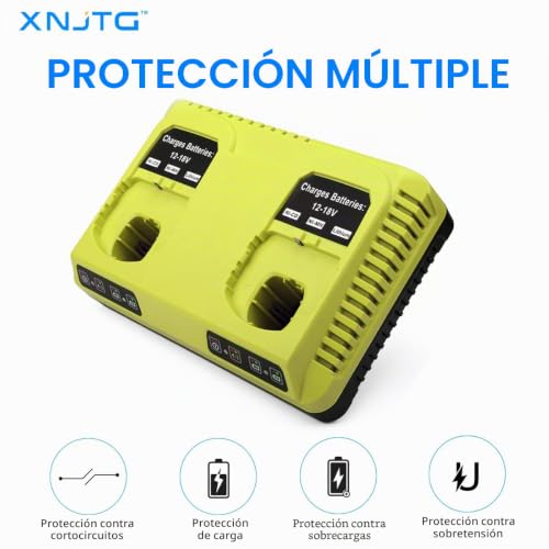 Cargador para Ryobi 3A doble: energía continua para tus proyectos de jardín 5