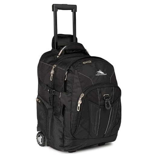 High Sierra XBT-Business Rolling Backpack, Black, One Size