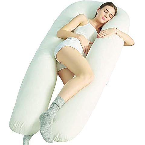 BIG 12FT U PILLOW ULTIMATE MATERNITY SUPPORT PILLOW - HOLLOWFIBRE - U SHAPED U PILLOW SOFT CUDDLE PILLOW FULL LENGTH BODY PILLOW Cover