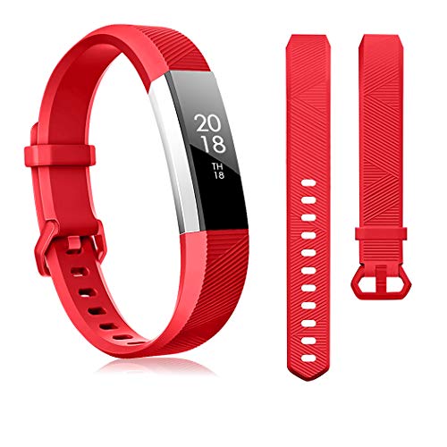 ZEROFIRE Compatible with Fitbit Alta and Alta HR Band, Soft Replacement Classic Accessories Sport Bands Compatible for Fitbit Alta HR/Fitbit Ace, Small Large