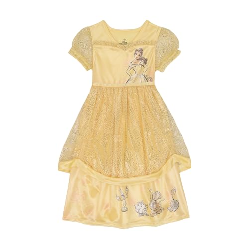 Disney Girls Fantasy Gown Nightgown BELLE SLEEPOVER 6