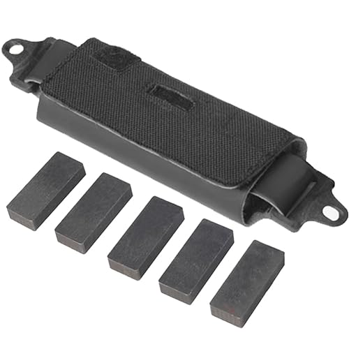 ATAIRSOFT Tactical Helmet Balancing Weight Bag Counterbalance with Five Counter Tactical Helmet Accessory Pouch for OPS Fast BJ PJ MH (Black)