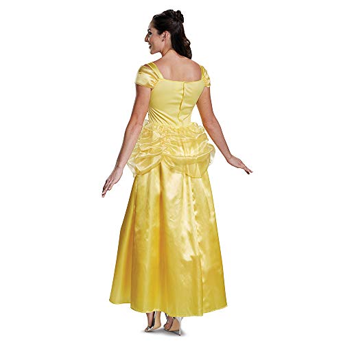 Disguise Womens Belle Costume, Official Disney Princess Beauty And The Beast Dress Adult Sized Costumes, Yellow, Small 4-6 Us #TOP1