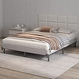 Realuson Basics Metal Bed Frame,7 Inch Low to Ground Bed Base 9-Leg Support for Box Spring and Mattr