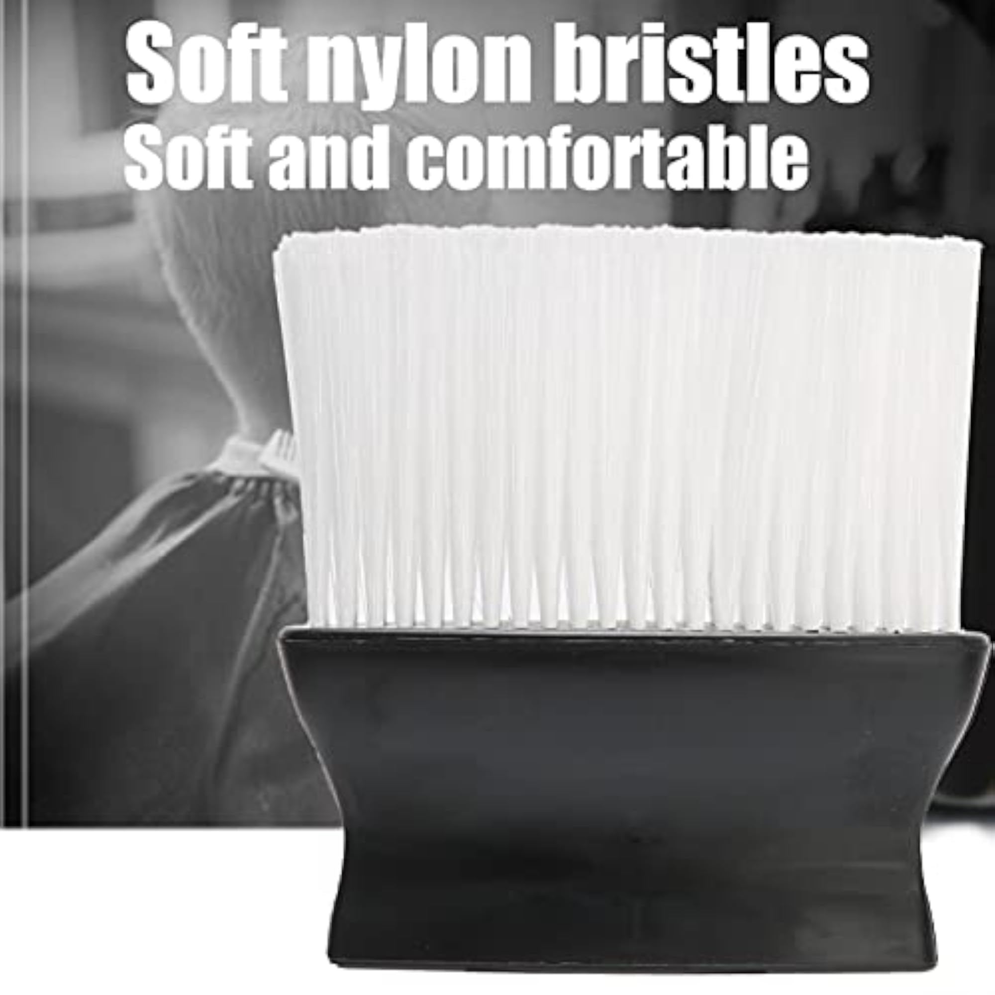 Neck Duster Brush, White