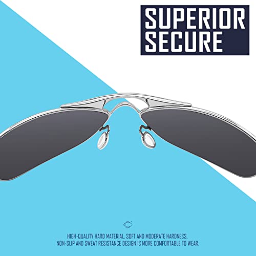 Image of SAUCER Replacement Nose Pieces Pads & Earsocks Temple Sleeve Rubber Kit for Oakley Crosshair New 2012 OO4060 Sunglass