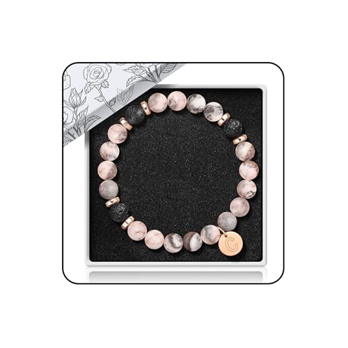 Image of Margelife Initial Charm Bracelets Jewelry Women Friend Happy Birthday Gifts 16th 18th 19th 20th 21st 30th 40th 50th 60th 70th 80th 90th 45th 65th 75th 1974 1964 40 60 70 80 90 Year Old Meaningful