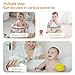Baby Bath Seat for Babies 6 Months & Up - 360° Protection Bath Seats for Babies Sitting Up | Baby Bath Chair with Temperature Alert & Cushion | Toddler Bath Seat Newborn Infants Baby Bathtub Seat