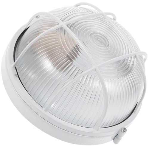 Veemoon Lampe Sauna Anti-buée Ronde Résistante Haute Température pour Éclairage Mural Intérieur Accessoire Remplaçable Compatible Robuste et Polyvalente pour Salle de Bain et Sauna
