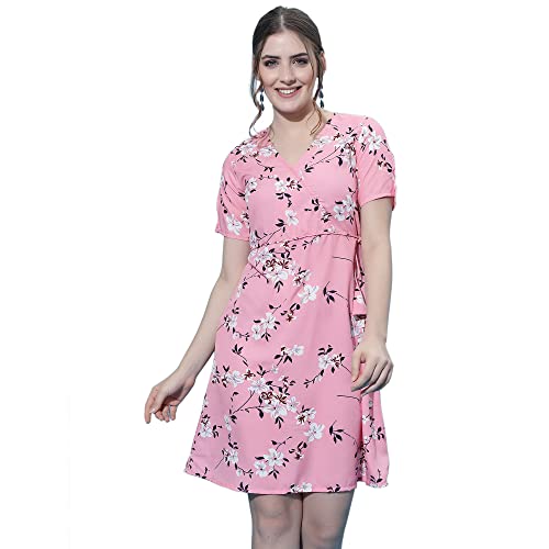 Image of OOMPH! Women's Crepe A-Line Mini Dress Pack of 1