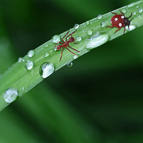 39 peças de bonecos de animais de insetos de plástico, animais selvagens, figuras falsas, materiais