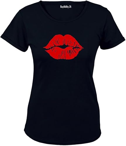 Kisses - Red Lips - Ladies - T-Shirt