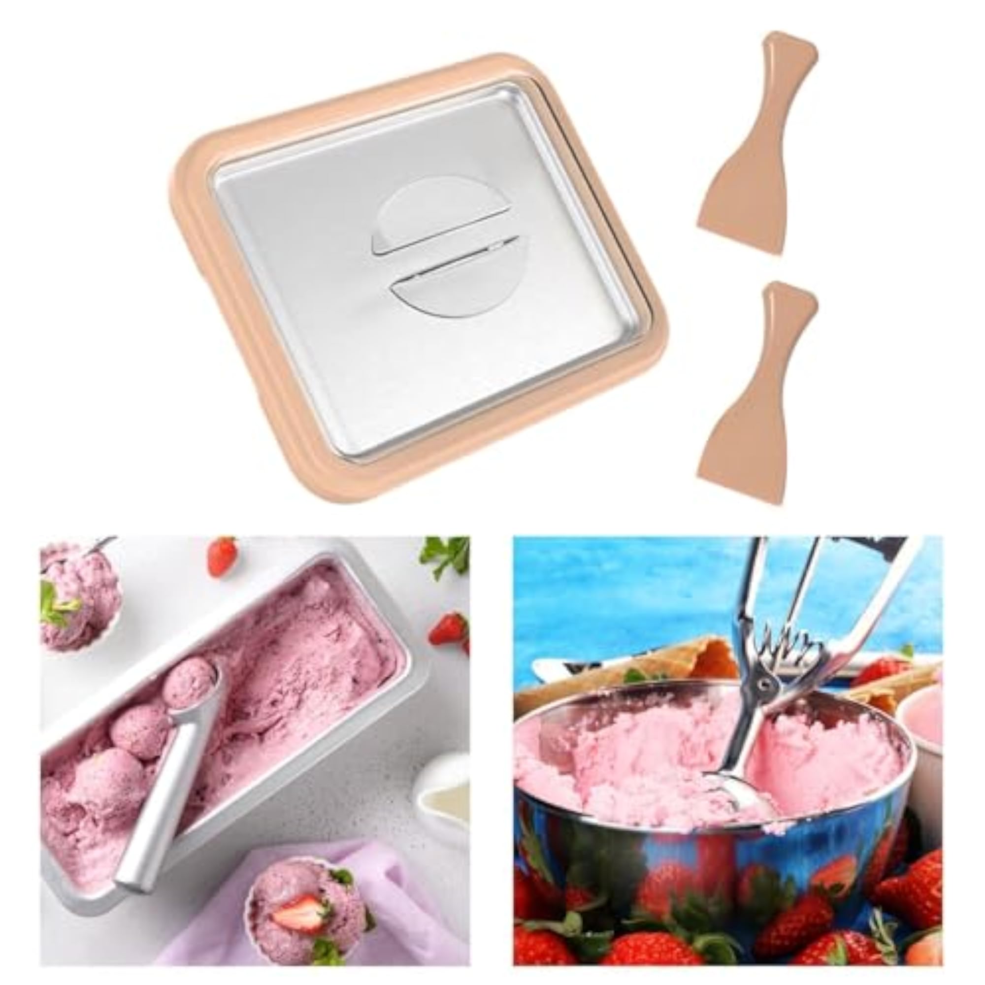 Fried Yogurt Machine for DIY Ice Cream Plate Maker, Orange