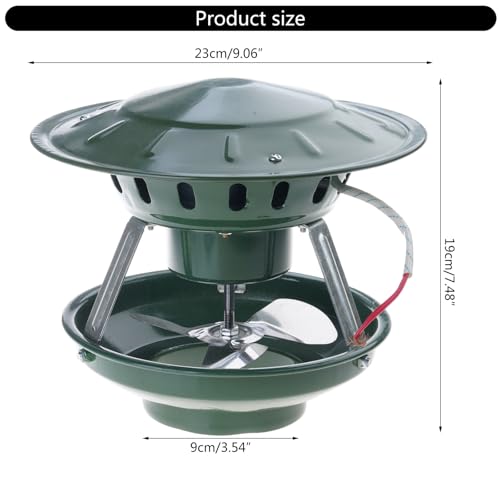 Ventilateur d'échappement de cheminée 60W pour stopper les refoulements - 5