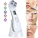 Produktbild Mesotherapie Massagegerät, 6 Modi, Ultraschall, LED-Licht, für das Gesicht, wiederaufladbar über USB, Anti-Aging, gegen Falten  und Akne, zur Verjüngung, mit Ionen-und Protonen-Funktion für die Haut
