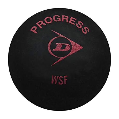Dunlop Progress Red Dot Squash Ball - Pack of 3 Balls Cover