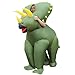 Triceratops Inflatable Dinosaur Costume Adults Giant Jurassic Suit - One Size