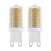 Produktbild EGLO LED G9 Lampe 2er-Set, LED Stiftsockellampe, 2 LED Lampen, je 3 Watt (entspricht 33 Watt), 360 Lumen, G9 LED neutralweiß, 4000 Kelvin, LED Leuchtmittel, LED Pin G9, Ø 1,7 cm