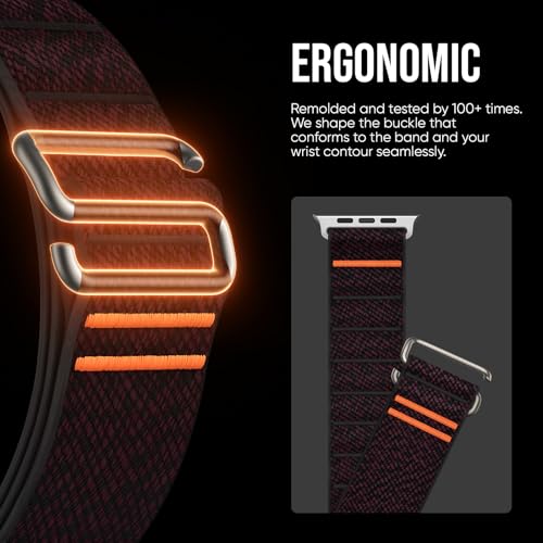 Image of Suitisbest Sport Bands Compatible with Apple Watch Ultra Band 49mm 45mm 44mm 42mm 38mm 40mm 41mm Men Women, Stretchy Nylon Sport Loop Strap with S-Hook for iWatch Series Ultra SE 9 8 7 6 5 4 3 2 1